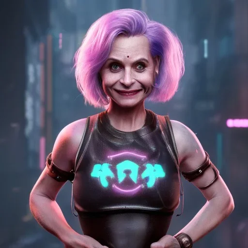 happy amy sedaris, cyberpunk