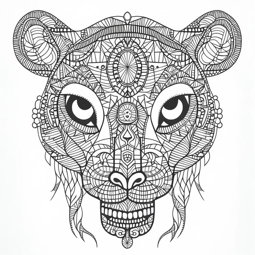 amazing animals, each art has an imaginary one animal, Strange, imaginative, mandala coloring sheet, full view, don't draw repeated image again, realistic, only draw lines, coloring book, clean line art, –no sketch, color, –ar 3:4, white background, minimalistic black lines, minimal black color, low level black colors, coloring page, avoid thick black colors, thin black line art, avoid colors, perfect shape, perfect clear lines,