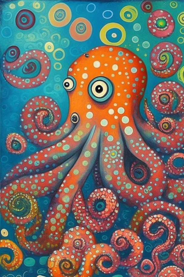 Octopuss naive art