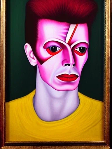 Portrait of bowie by kahlo