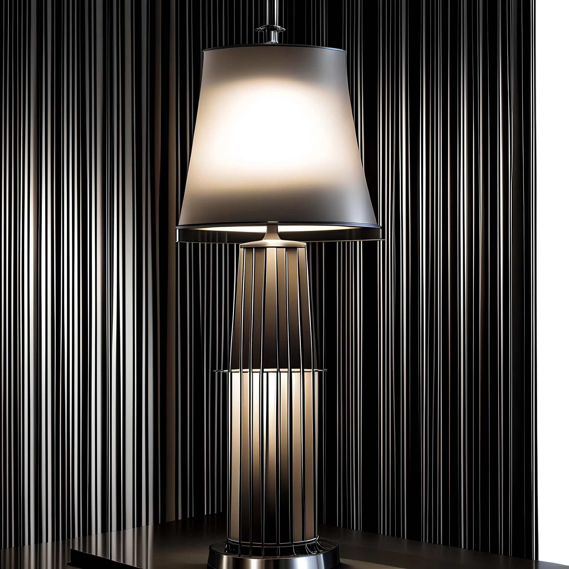 Buffet Lamp, inspired from Petronas Towers, modern form, modern design style, modern scheme.