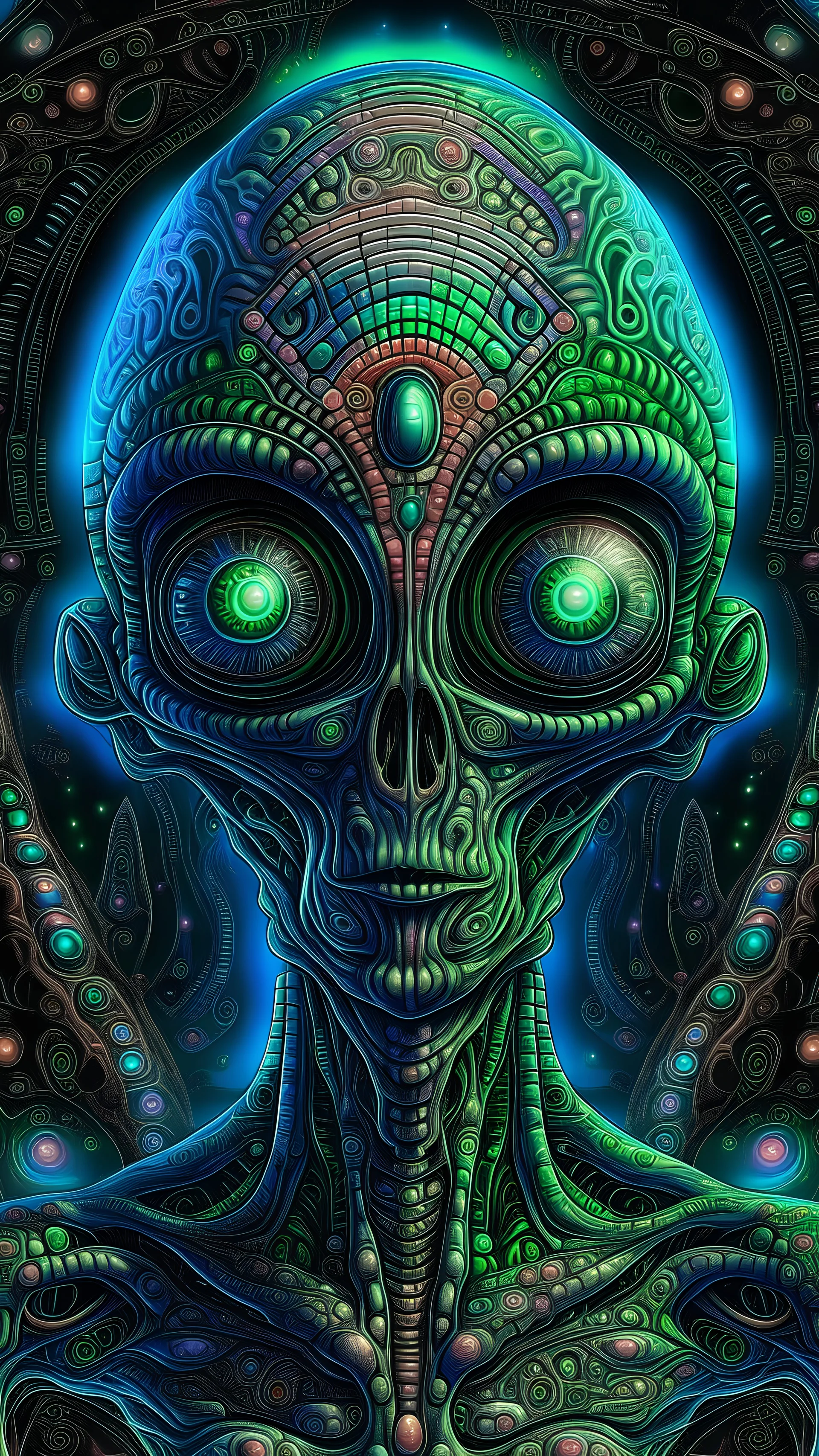 Creepy Alien DMT interdimensional