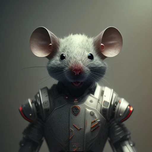 a mouse, made in octane, cinematic, ultra-realistic, extremely detailed octane rendering, 8K, VRAY Super Real ar 2:3, dof photorealistic futuristic 50mm lens hard lighting dark gray tintype photograph, realistic lighting, sepia color