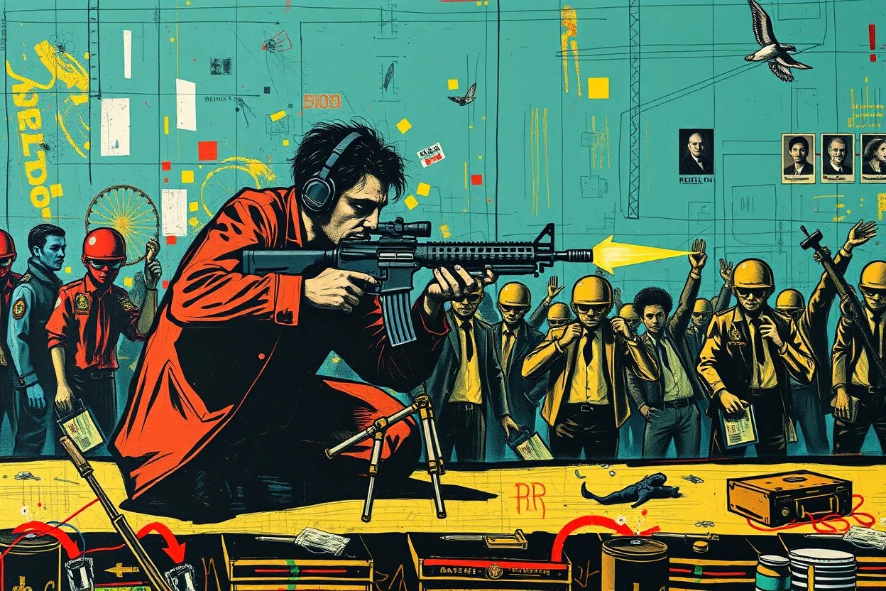 this isnt a game this is financial warfare style of basquiat