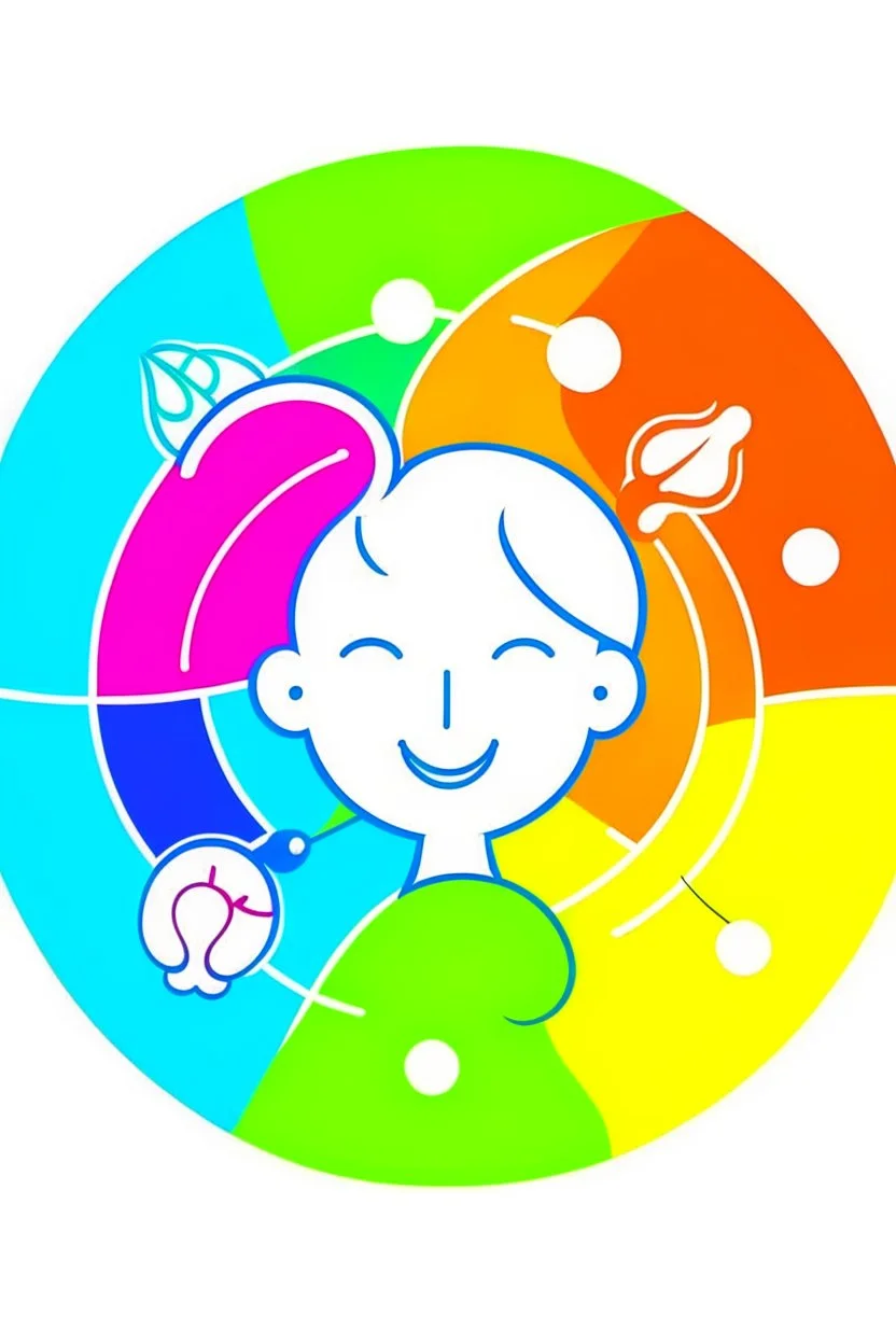 The logo indicates learning difficulties for children and way attractive colors