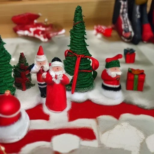 miniature santas workshop