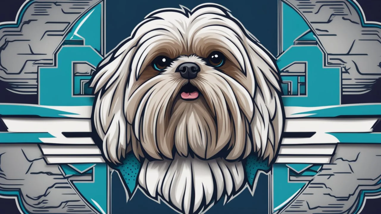 Charlotte hornets logo shih tzu