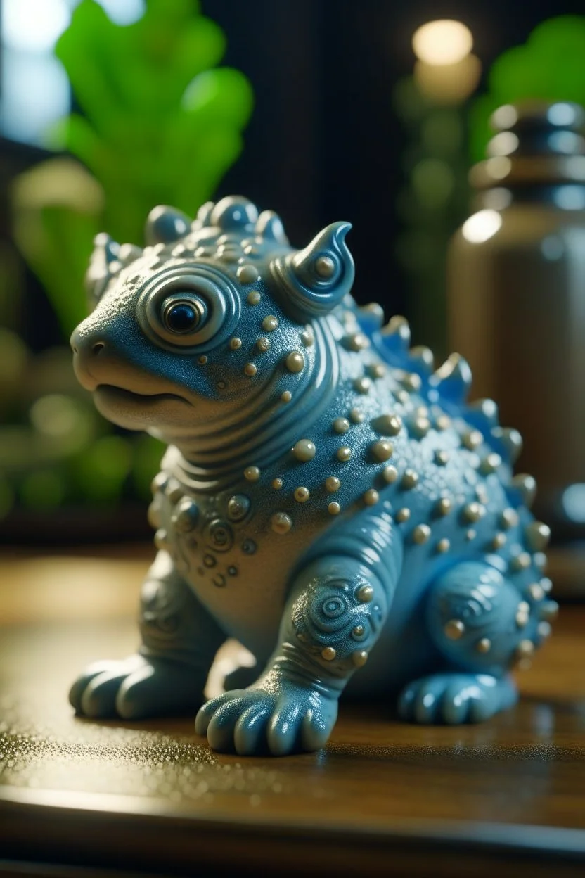 Ceramic creature ,3d 4k octane render, smooth, sharp focus, highly detailed, unreal engine 5,