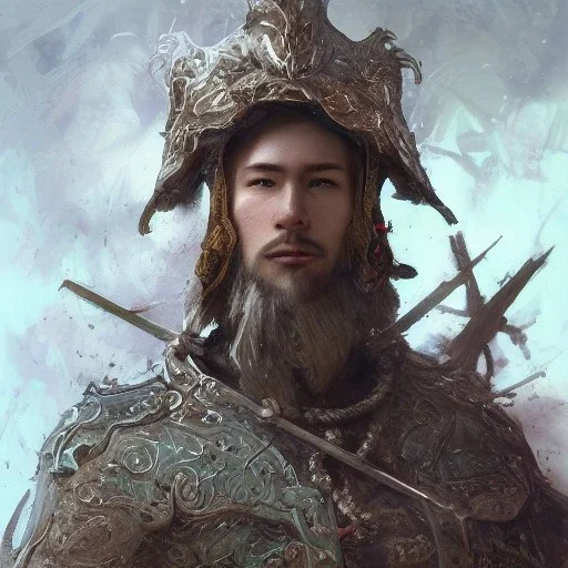 Insanely detailed photograph of an “portrait of an D&D fighter wearing a ivy colored medium armor”, intricate calvary hat, stern clear face and hyperdetailed painting by Ismail Inceoglu Huang Guangjian and Dan Witz CGSociety ZBrush Central fantasy art album cover art,8K, hdr, epic, mysterious, ominous, hands focused on a glowing D20, jewelry, motivated