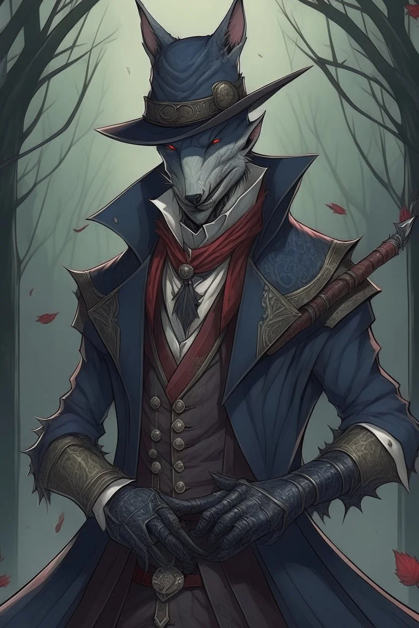 aristocratic hunter, bloodborne style