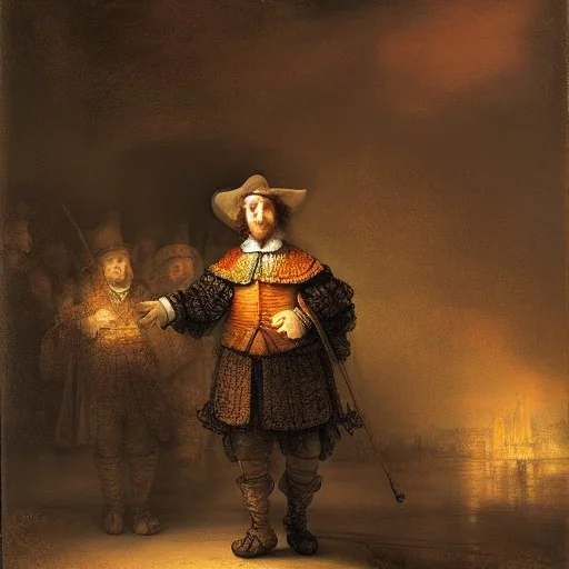 Rembrandt magic castle rain