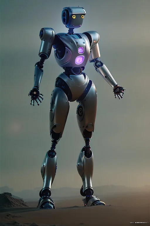 robot ai futuristic armored