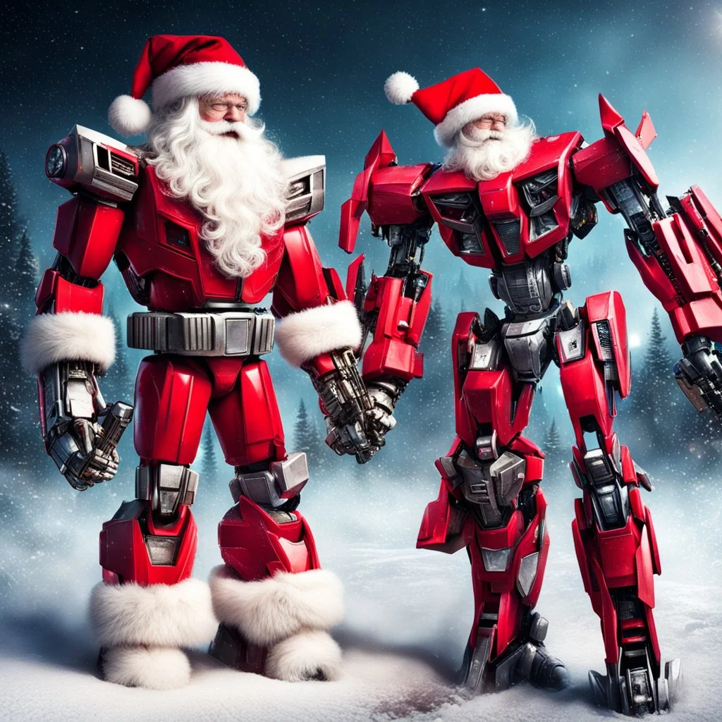 Santa Claus meets transformers