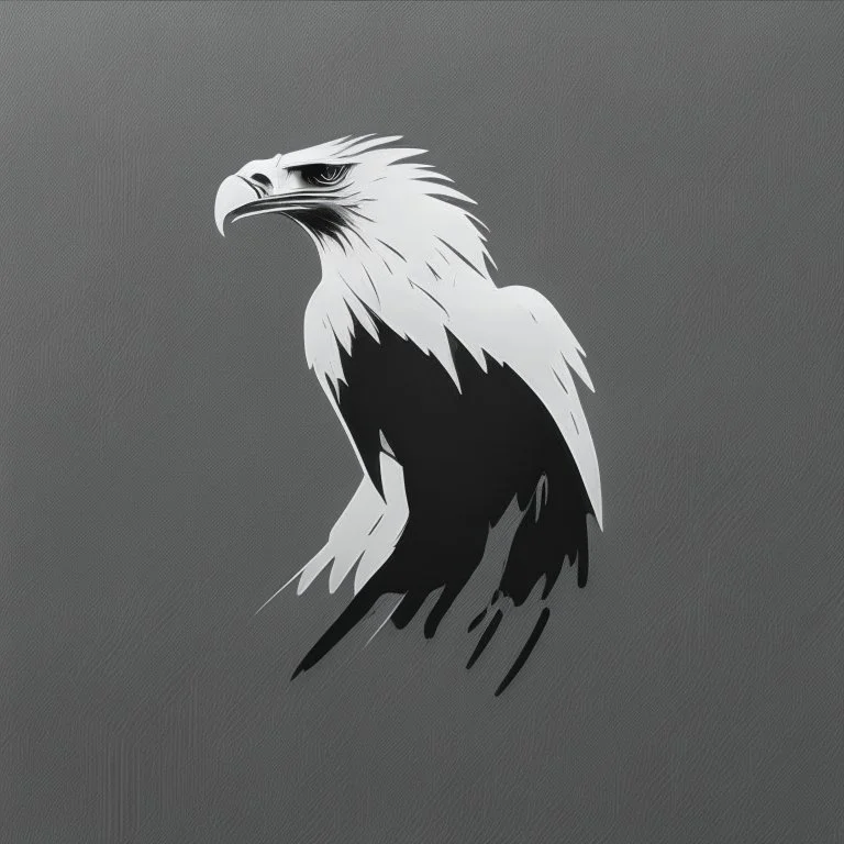 black and white minimal eagle europe modern symbol