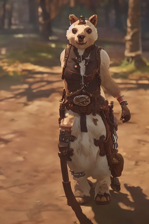 cowboy bear squirrel , bokeh like f/0.8, tilt-shift lens 8k, high detail, smooth render, down-light, unreal engine, prize winning, in the style of fallout 4