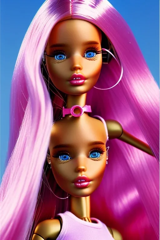 Barbie doll and Bratz doll