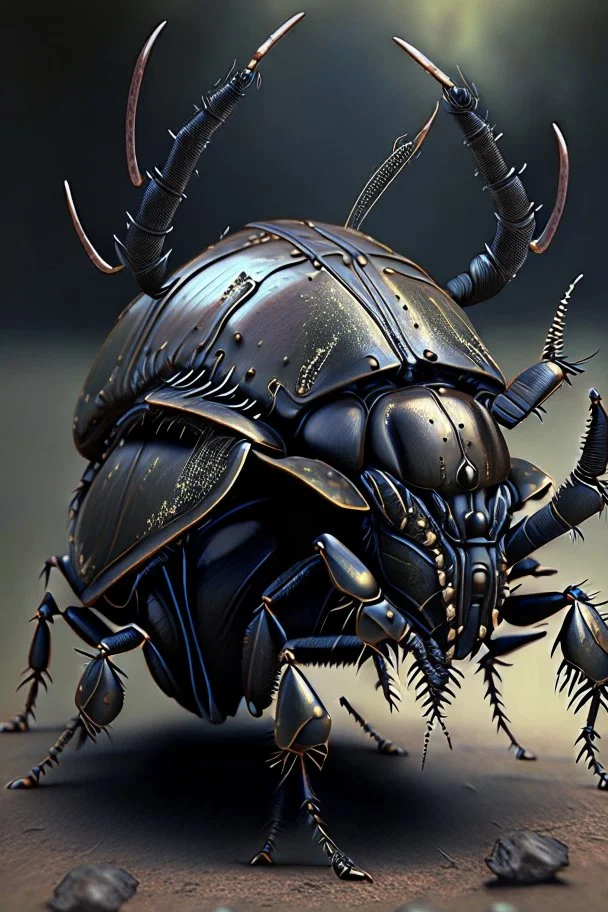 Armoured stag beetle