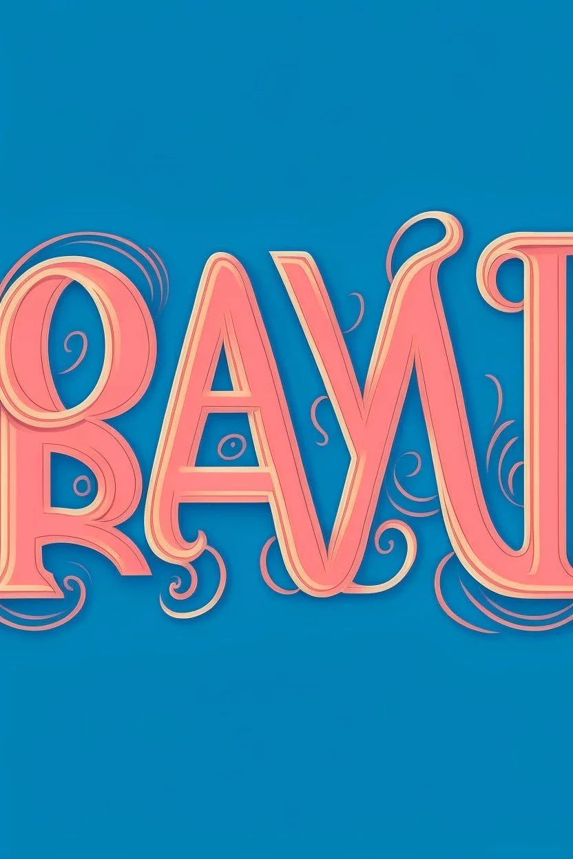 My name is rayi In font