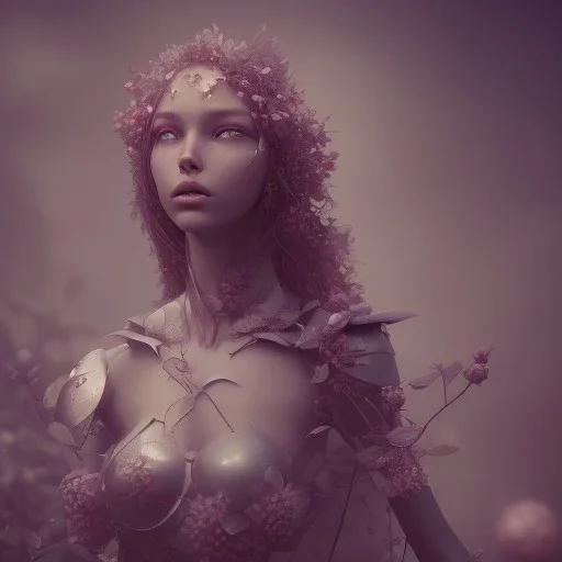 plant girl, fantasy art, octane render, redshift render,ambient lighting, dramatic lighting