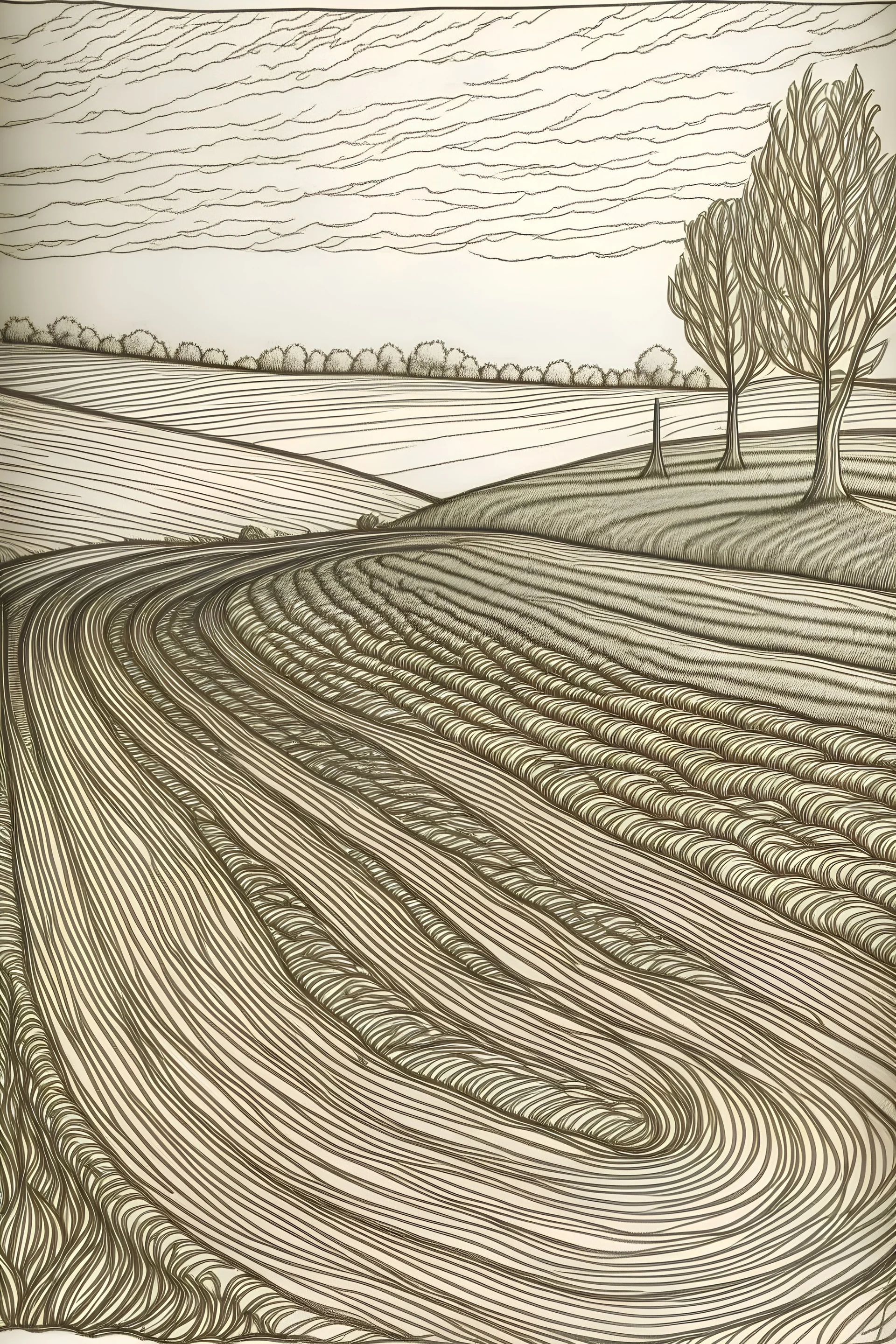 Sketch the Composition: Start by lightly sketching the composition. Draw the ground with rich, fertile soil or clay. Use gentle, curving lines to suggest the contours of the earth. Define Texture and Tones: Use a 2B pencil to define the texture of the soil. Add small, irregular shapes and lines to represent the granular nature of fertile ground. Gradually introduce darker tones with a 4B or 6B pencil to create depth and shadows. Introduce Charcoal (Optional): If you want