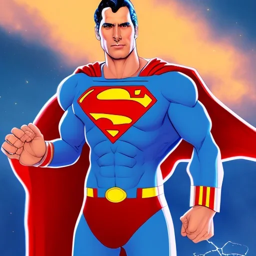 Modi in Superman fighting look