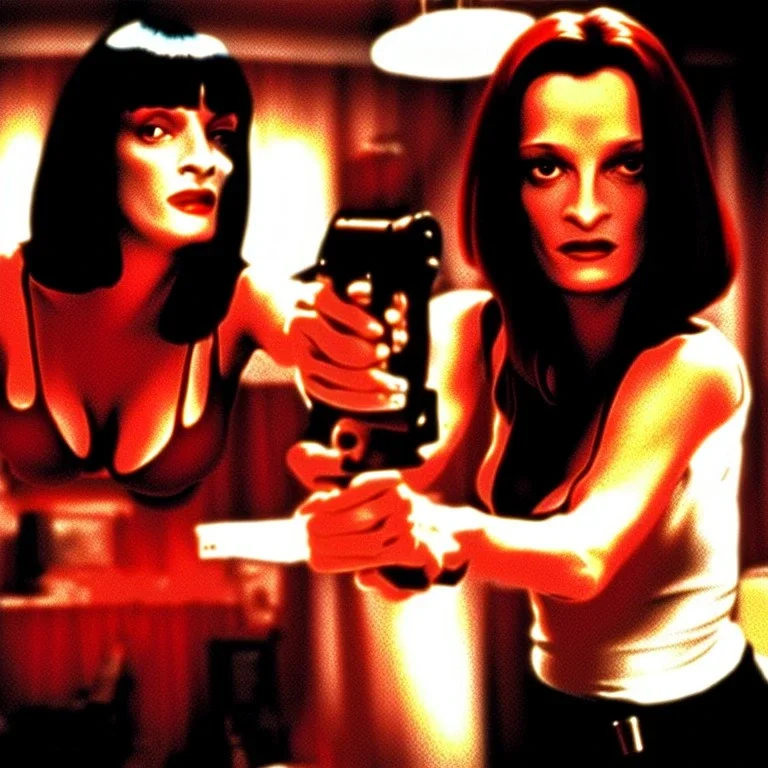 Pulp Fiction movie, scene, uma thurman