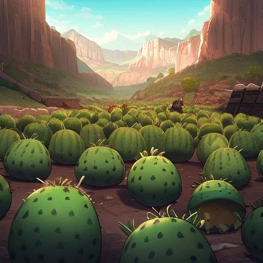 anime real life like cactus in the desert in arizona, grand canyon,anime, large hands wrapped around cactus