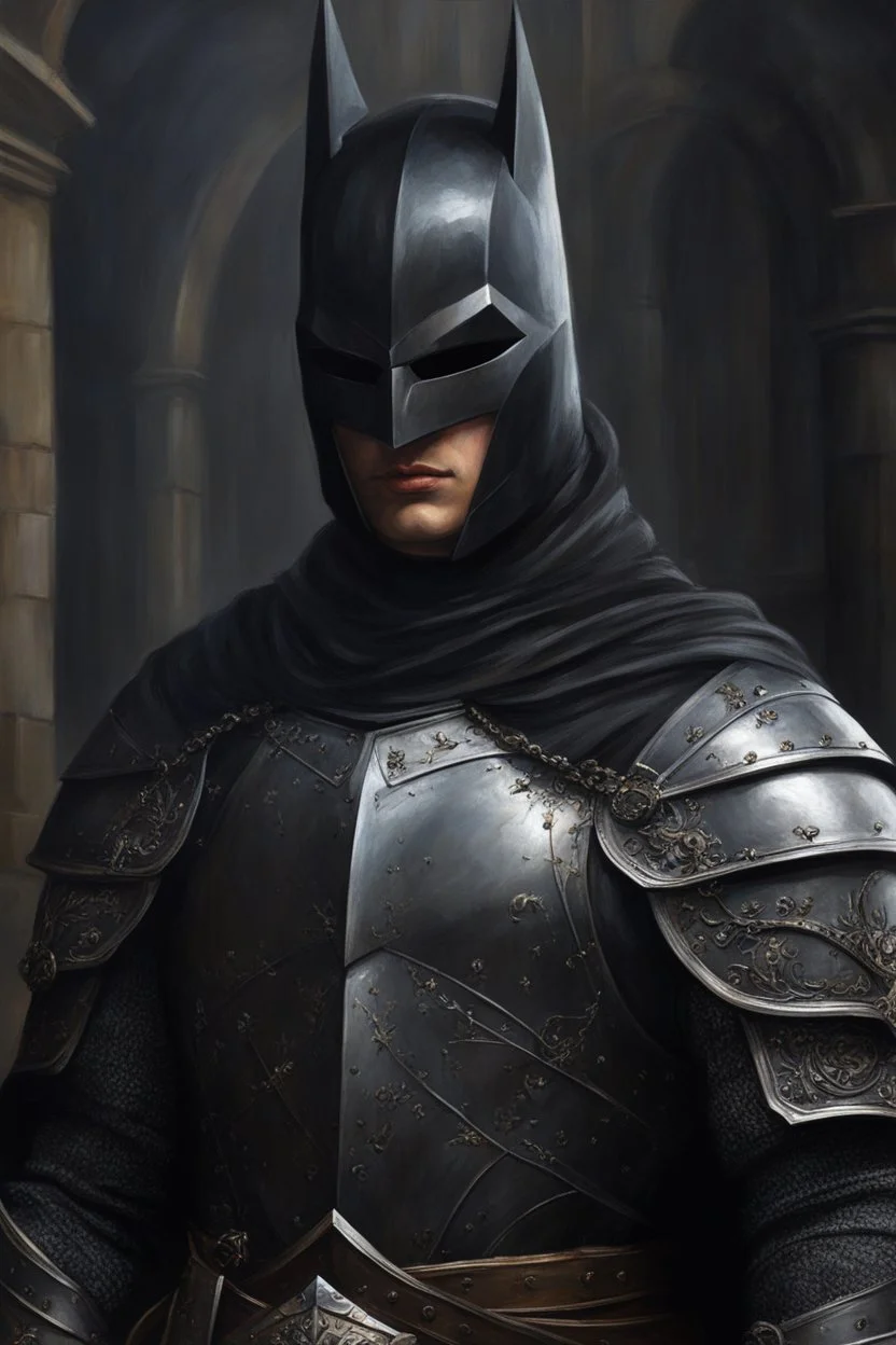 dark knight medieval, details, 8k, oil painting