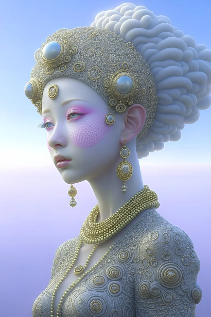 Cloud alien , 3d 4k octane render, lifelike, photorealistic, artstation, illustration, smooth, sharp focus, ornate, intricate, complex, highly detailed, digital painting, smooth, art by tom bagshaw, akihiko yosh