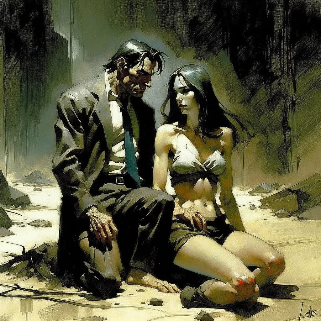 Alex Maleev man and a beautifull woman