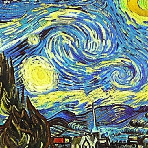 Van Gogh, space marine