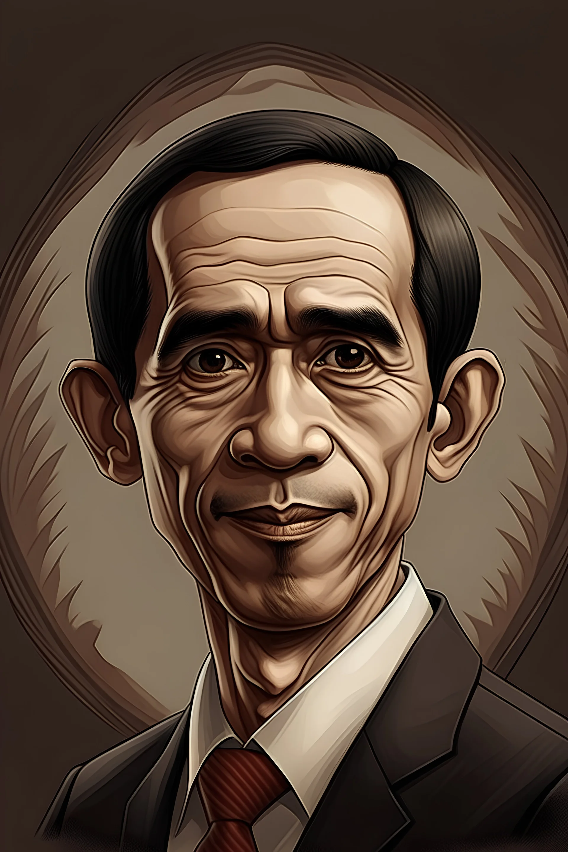 portrait of jokowi