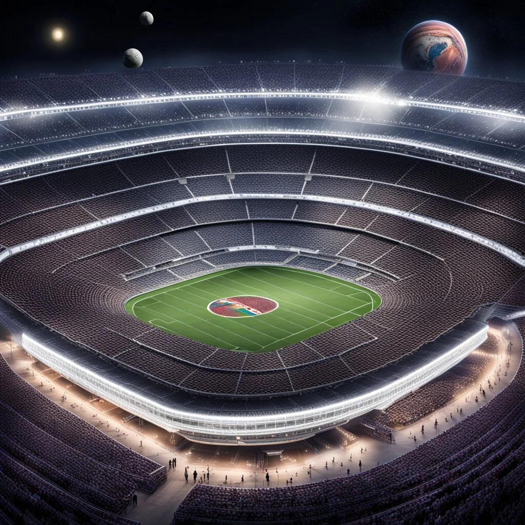 A stadium larger than a planet