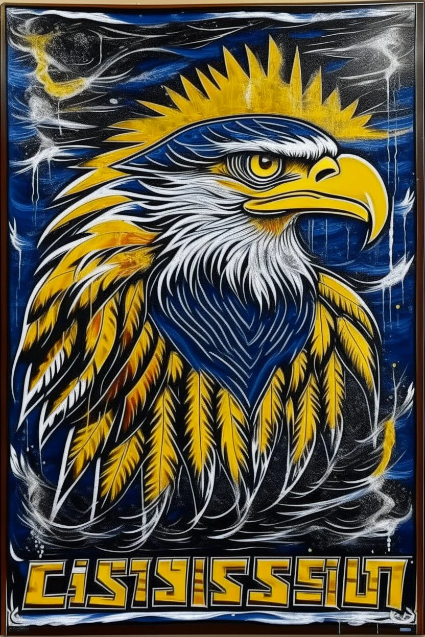 west coast eagles aboriginal painting guernsey