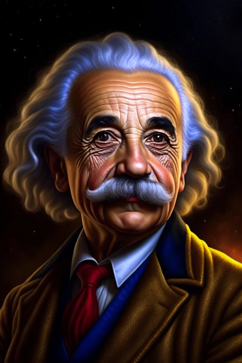 albert einstein as wonder woman , hd ultra