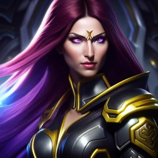 Ultra detailed fullbody Portrait in oil on canvas of heroes of the storm -Johanna,extremely detailed digital painting,ultrarealistic skin,intense stare, extremely detailed face, crystal clear eyes, mystical colors ,perfectly centered image, perfect composition, rim light, beautiful lighting,masterpiece ,8k, stunning scene, raytracing, anatomically correct, in the style of Ohrai Noriyoshi and robert e howard and Steve Jung and Wizyakuza and Simon Bisley and uncannyknack.