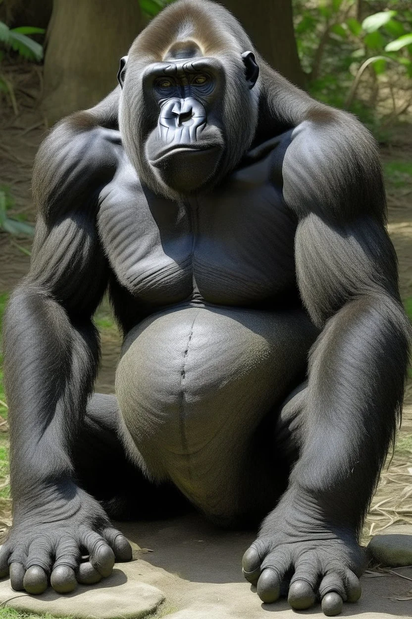 gorilla that has no legs