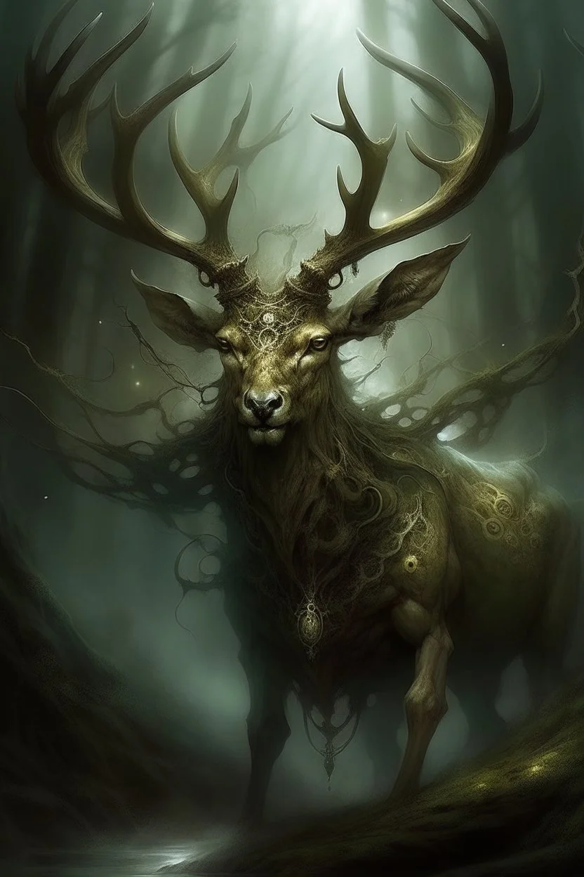 Eldritch deer god, Horrifying