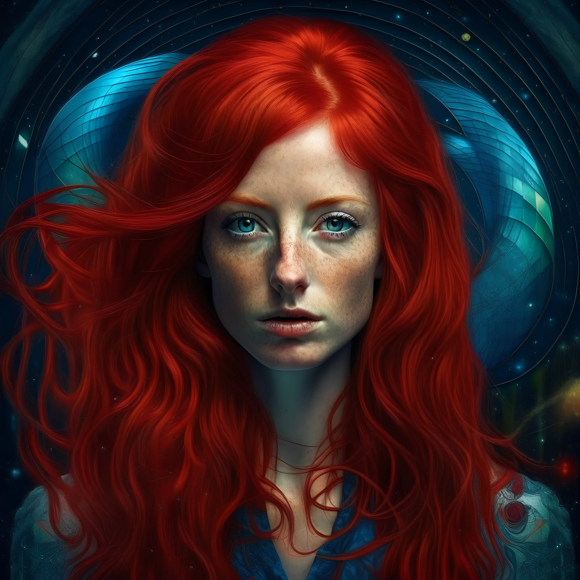 andie bolt, red headed, dimension traveler, dmt