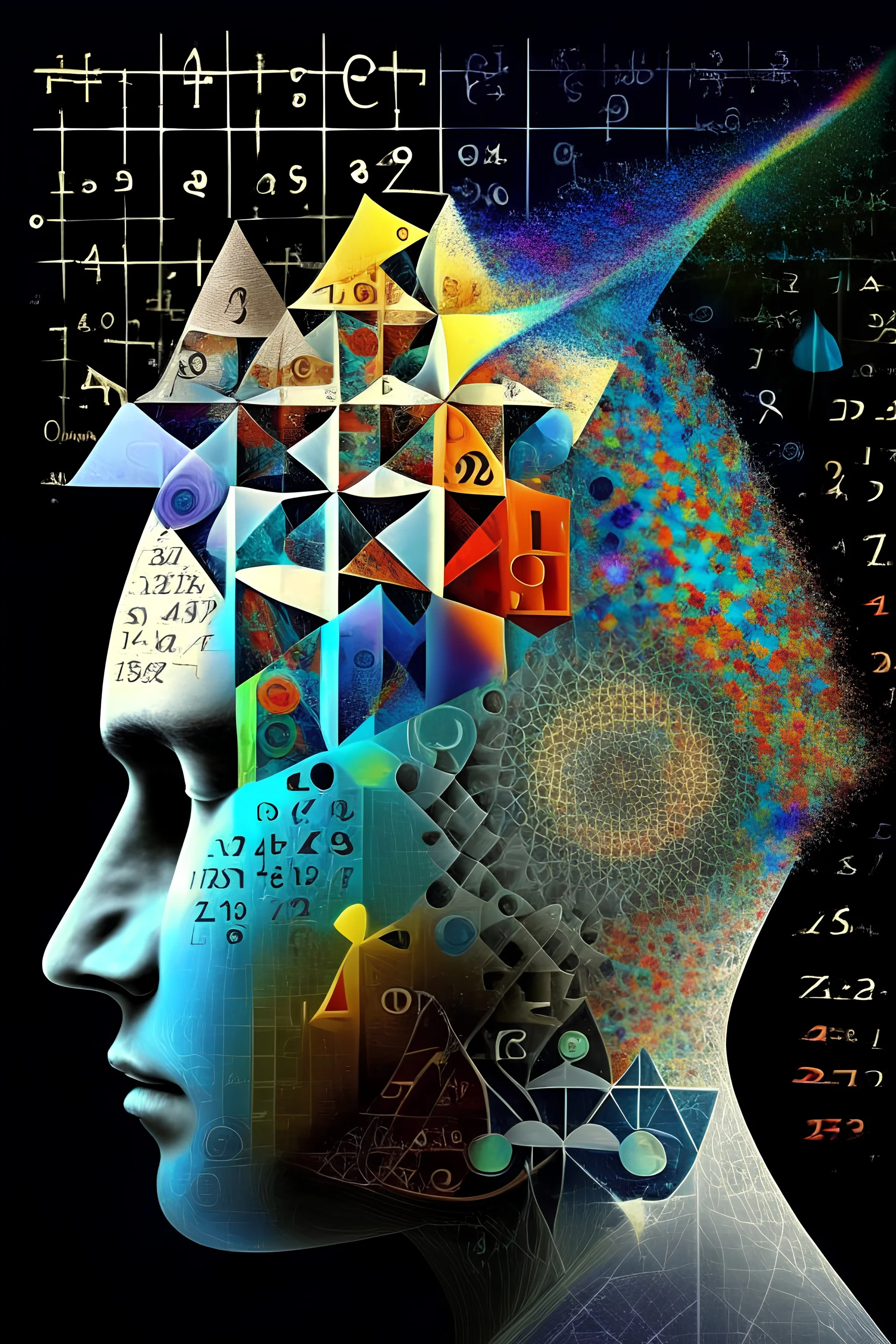 The autistic mind, assessing various mathematical planes of thought from various frequencies and vibrations