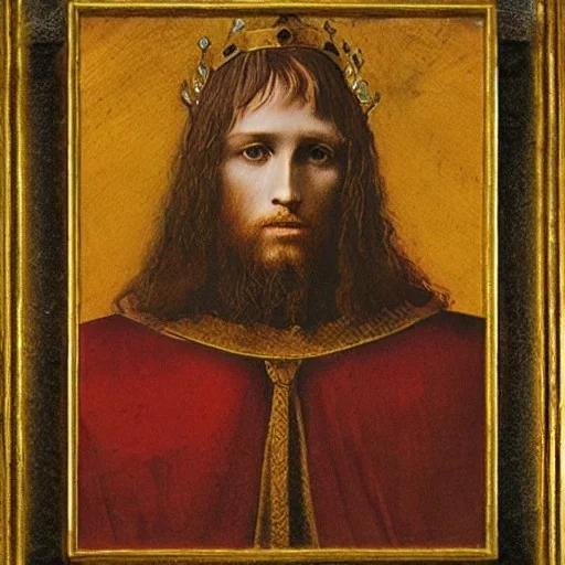 King Arthur portrait by Da Vinci