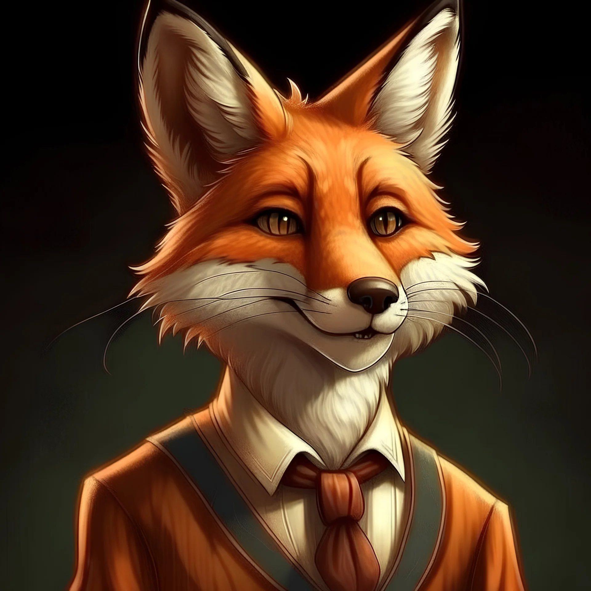 realistic fox lady teacher