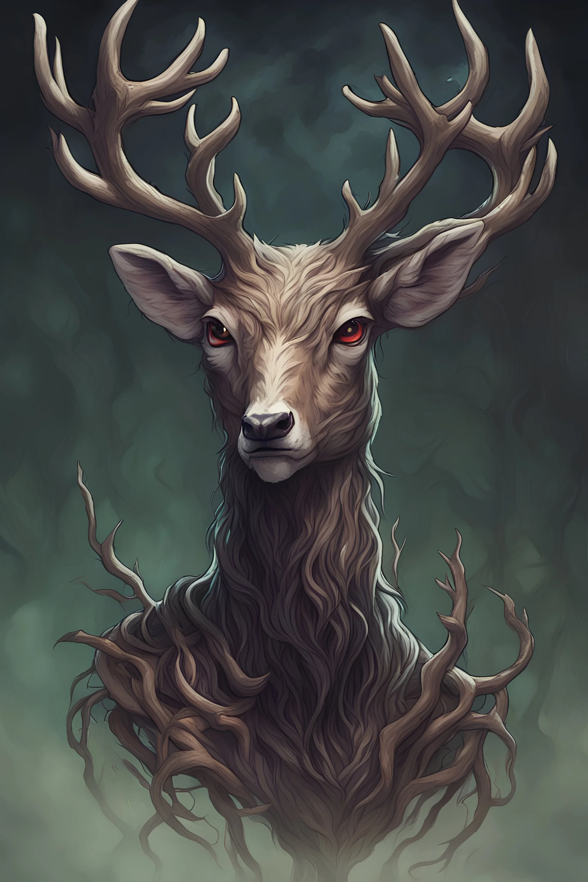 Eldritch deer god, Horrifying lore accurate
