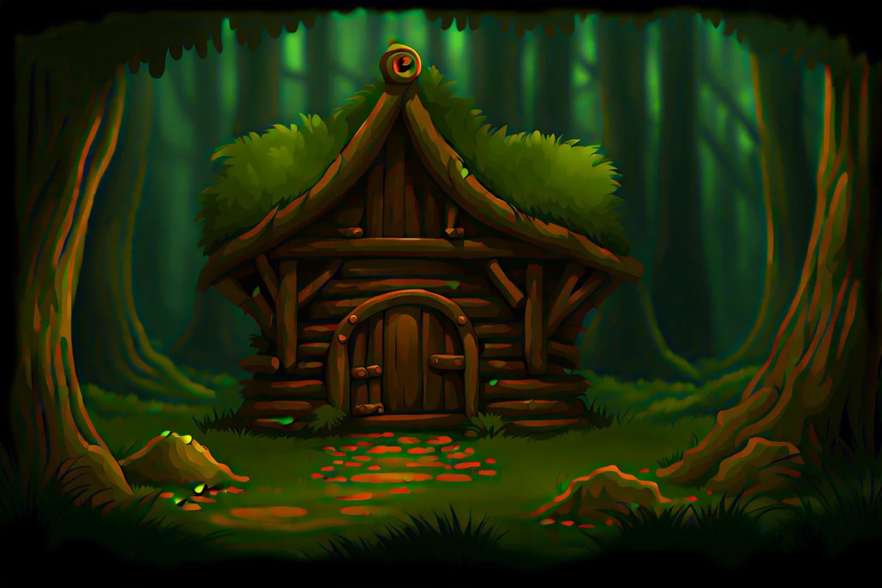 background for 2d game inspired slavic mythology