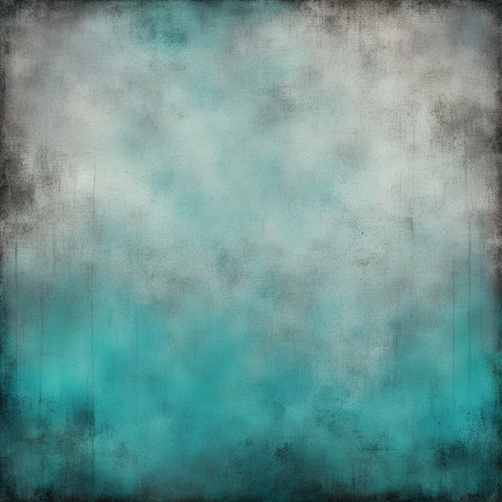 Grey, Teal And Grunge Groovy Textured Background.