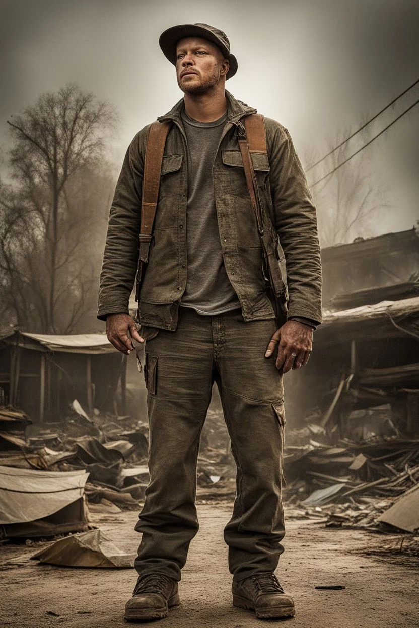 Born on October 15, 1976, in Willowbrook, Georgia, Noah "Sway" Mercer grew up amidst a tight-knit community. The outbreak shattered his world in his early 20s, forcing him to navigate the post-apocalyptic landscape alone. Enduring loss, he honed survival skills, becoming a charismatic leader known for his resilience, compassion, and unwavering courage. His patched-up eye tells a tale of battles fought and sacrifices made, as he guides his group with a mix of pragmatism, humor.