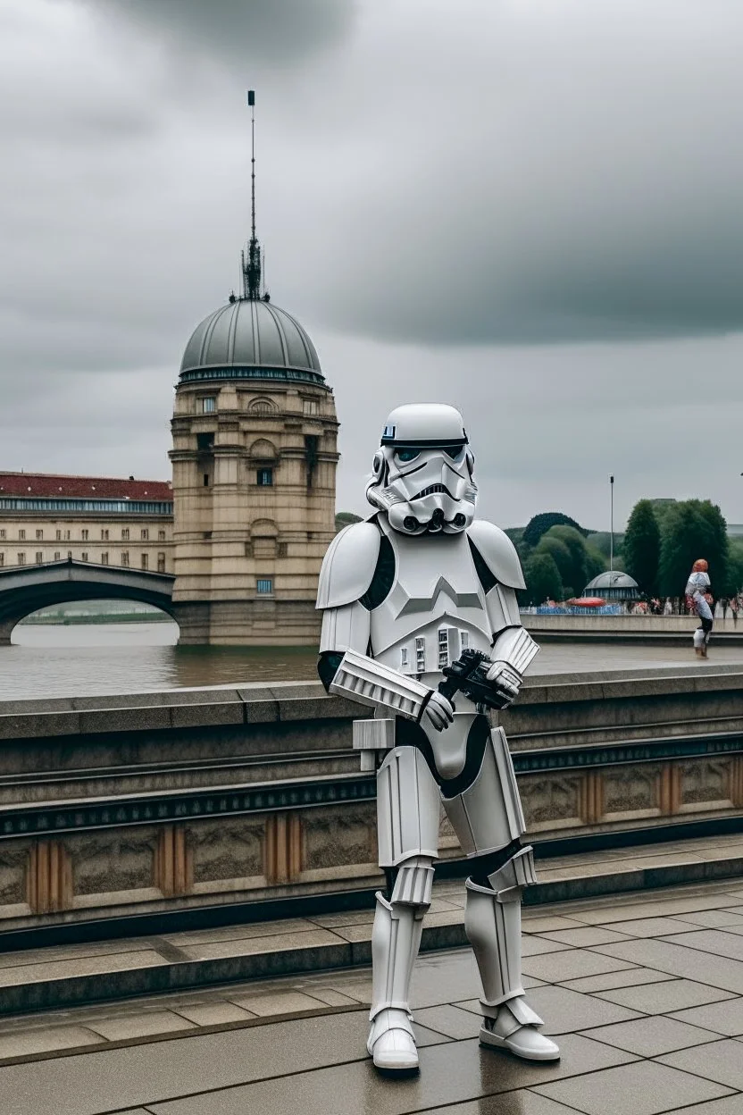 star wars stormtrooper in budapest