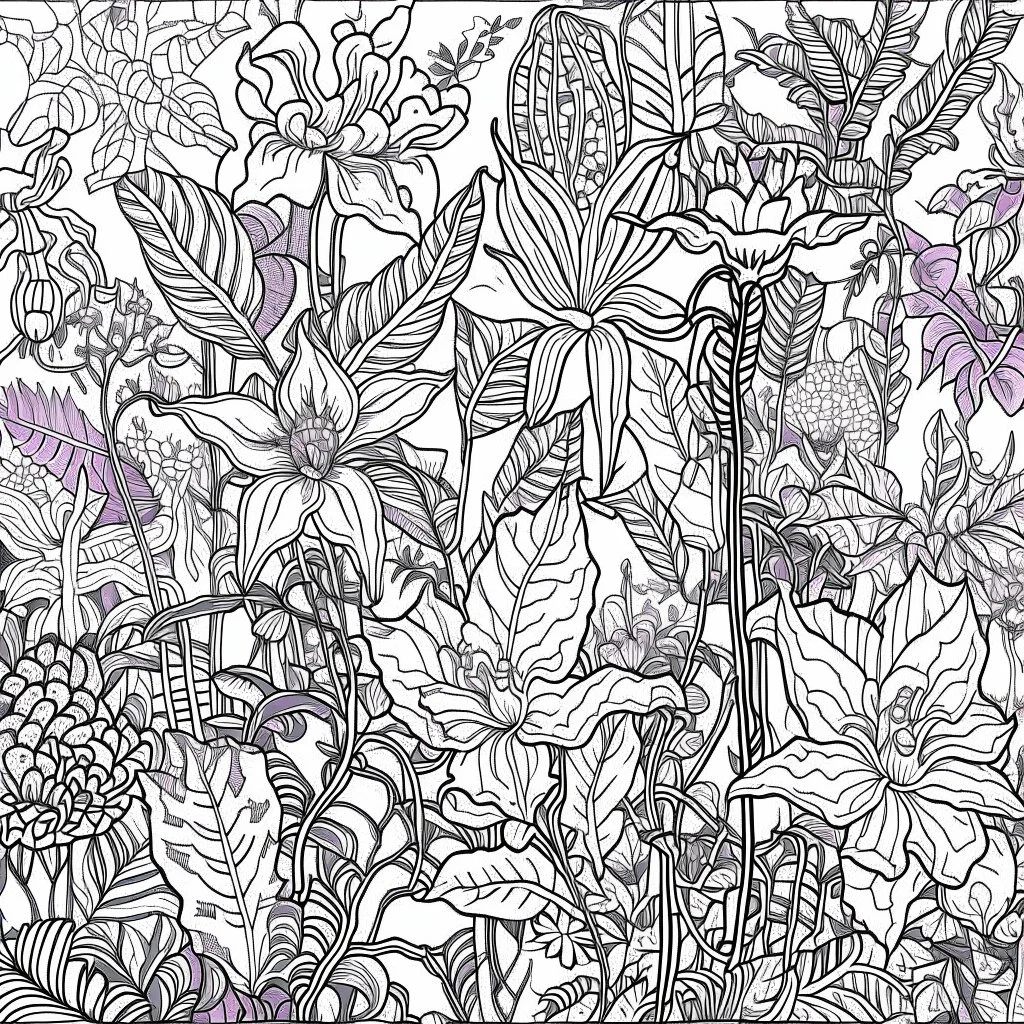 very detailed coloring pages