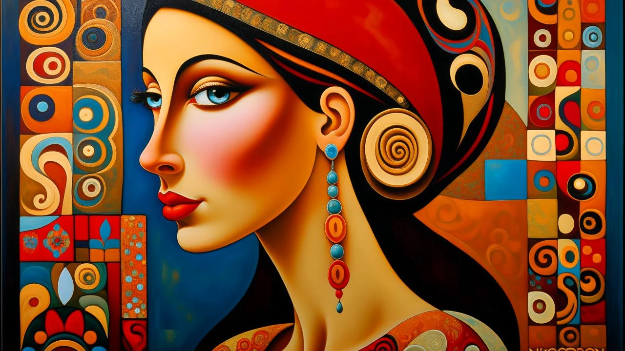 Nikos Safronov woman,