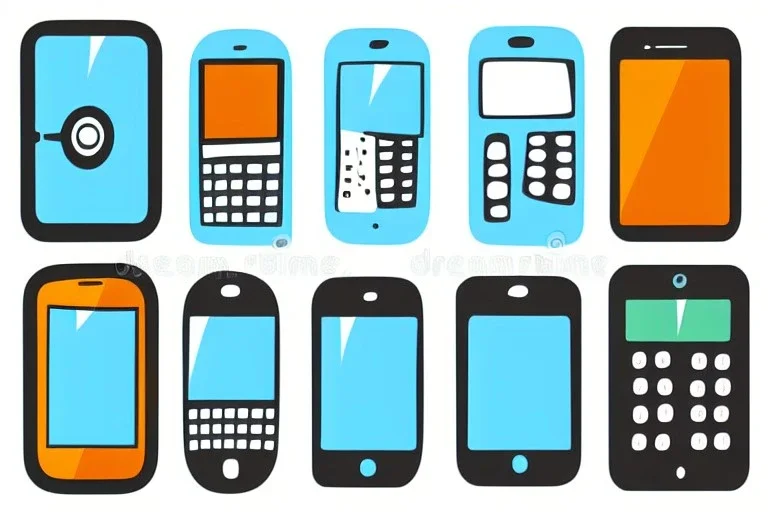 phone cellphone smartphone vector illustration vector